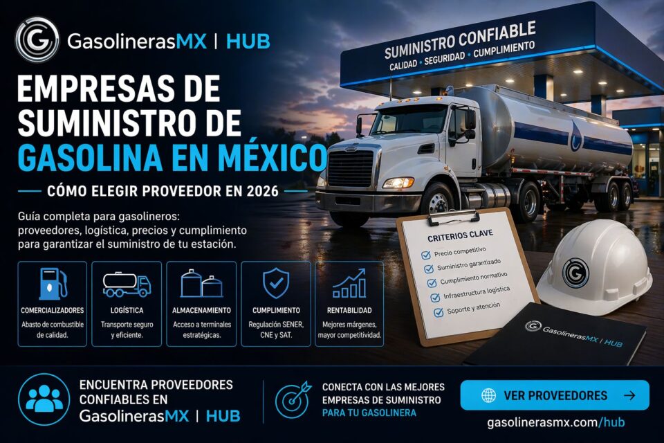 Empresas de suministro de gasolina en México: cómo elegir proveedor en 2026